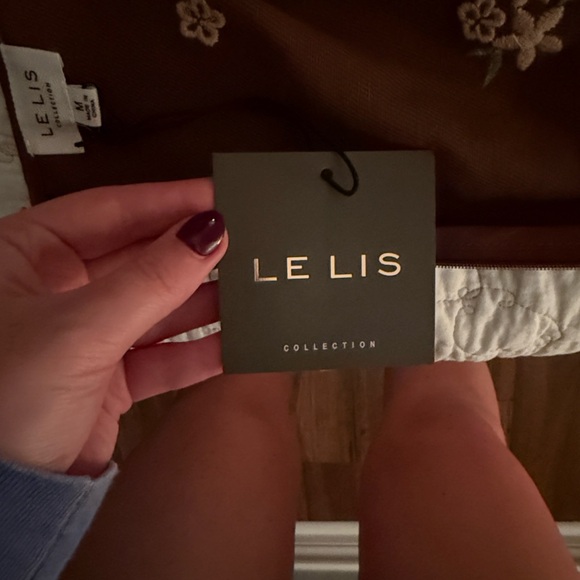 Le Lis Brown Floral Mini Dress - Picture 3 of 4